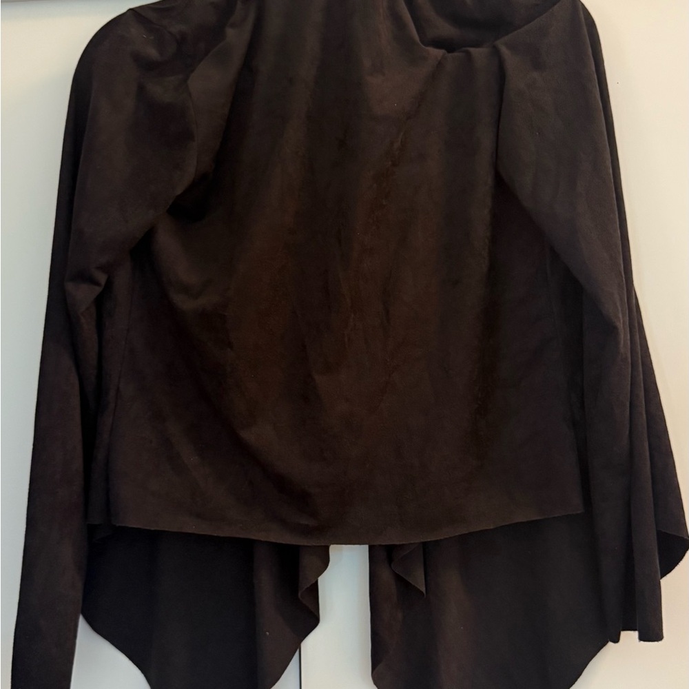 Mike and Joey - Faux Suede Cardigan - Picture 3 of 4
